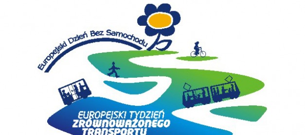 Plakat promujący Tydzień bez samochodu w Szczecinie